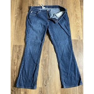 Carhartt Curvy Fit Womens‎ Denim Jeans Sz 18 (Actual 38x30.5) Dark Wash